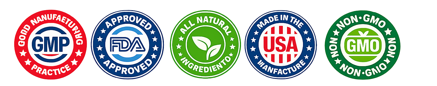 ColonBroom GLP-1 quality certifications: GMP certified, made in the USA, non-GMO, third party tested