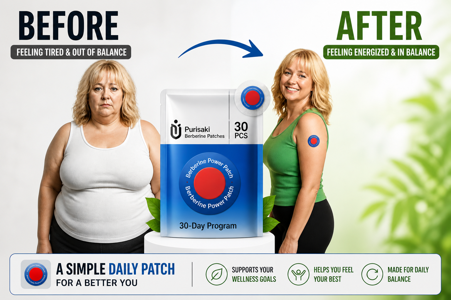 Purisaki Berberine Before and After Results