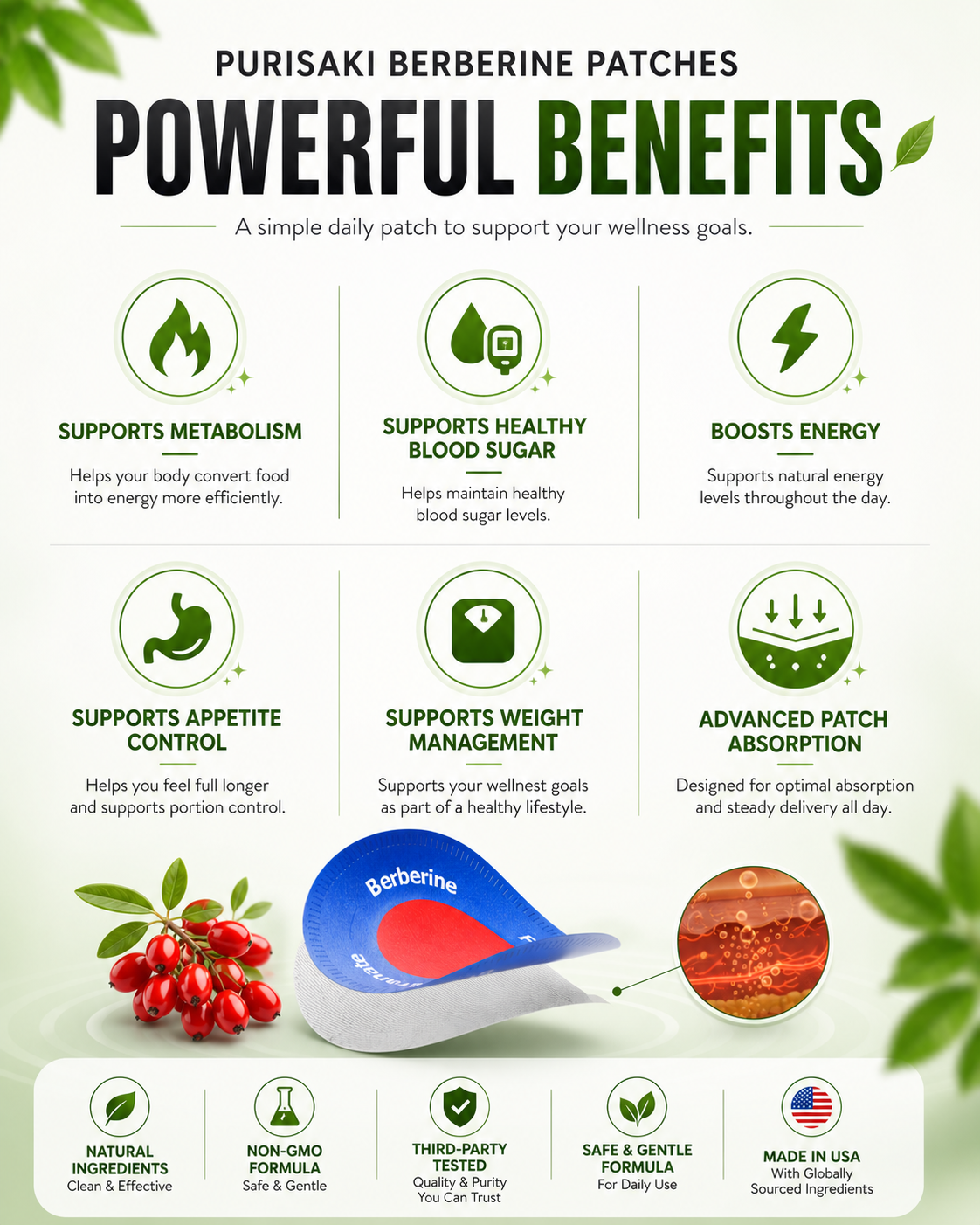 Purisaki Berberine Benefits
