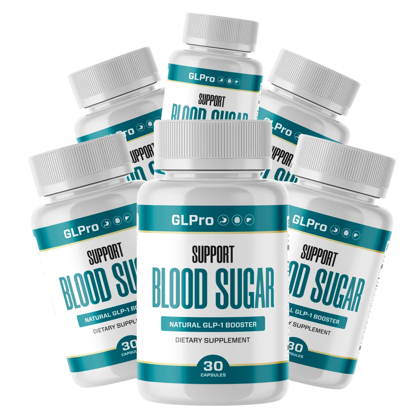 GLPro 6 bottle pack — 180 day supply
