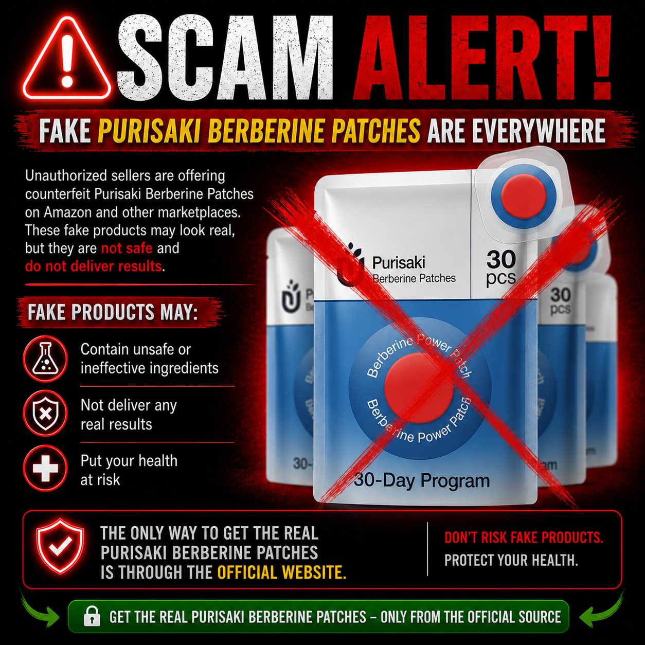 Purisaki Berberine Scam Warning — Buy Only From Official Website