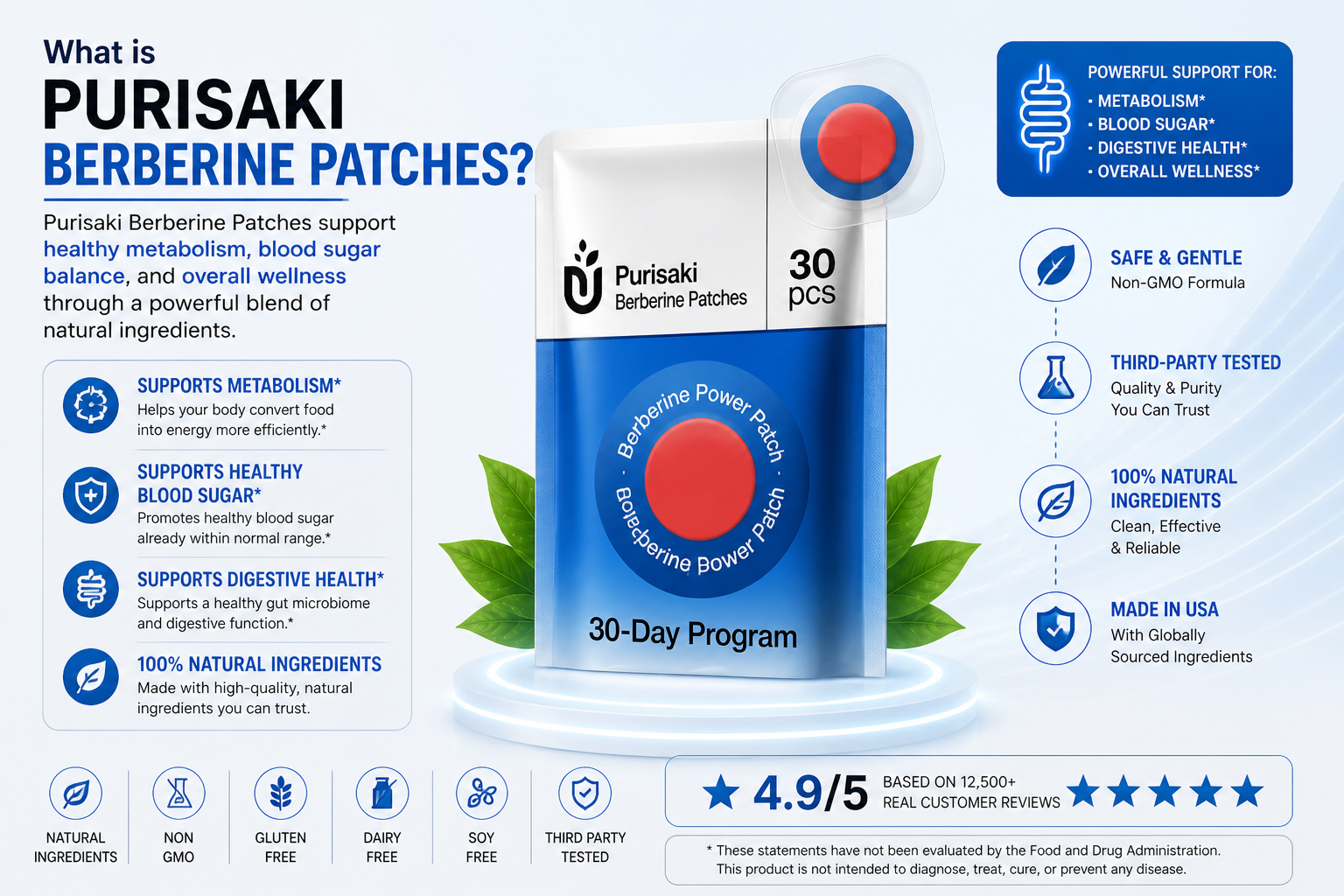 What is Purisaki Berberine Patches